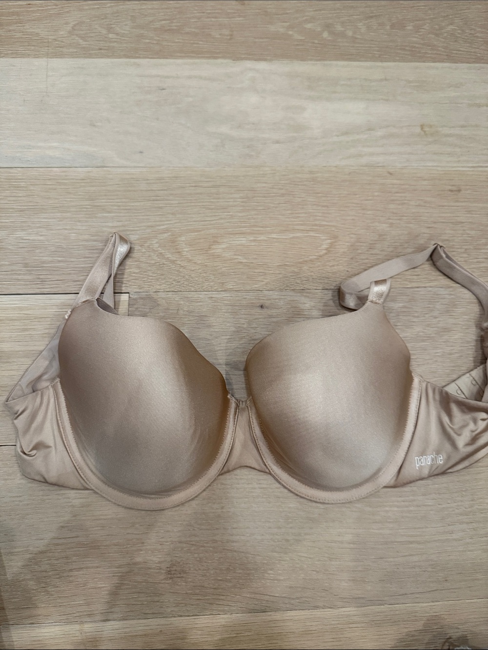 Panache Nude T-Shirt Bra Underwire Support, Size 34 D